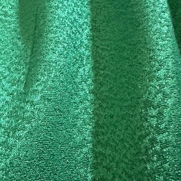 Tahari Peplum Waist Ruffle Pencil Dress Vibrant Green - Picture 6 of 10